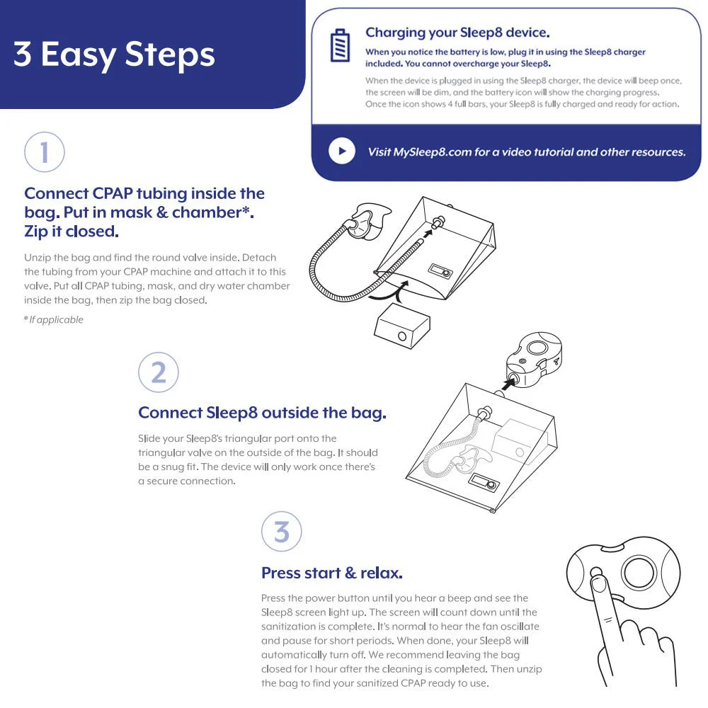 Sleep8 CPAP Cleaner - Image 3