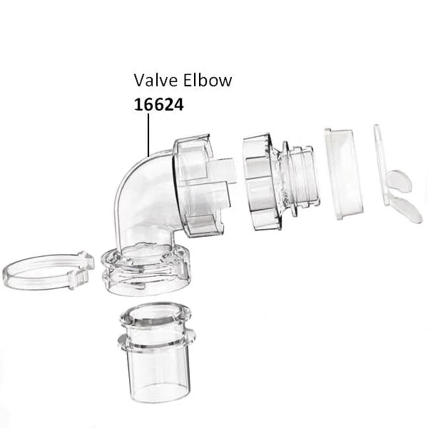 Ultra Mirage Full Face Valve Elbow